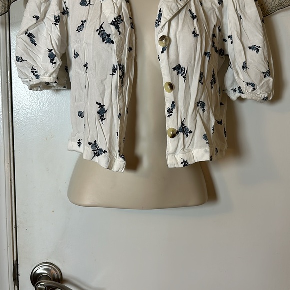 Bombay Paisley cropped button up - Picture 3 of 6